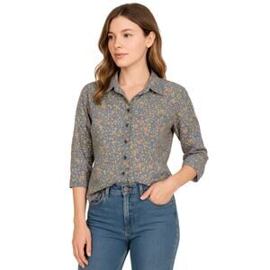 Vintage Y2K Mudd Floral Button-Up Shirt Women’s Large  90s/2000s